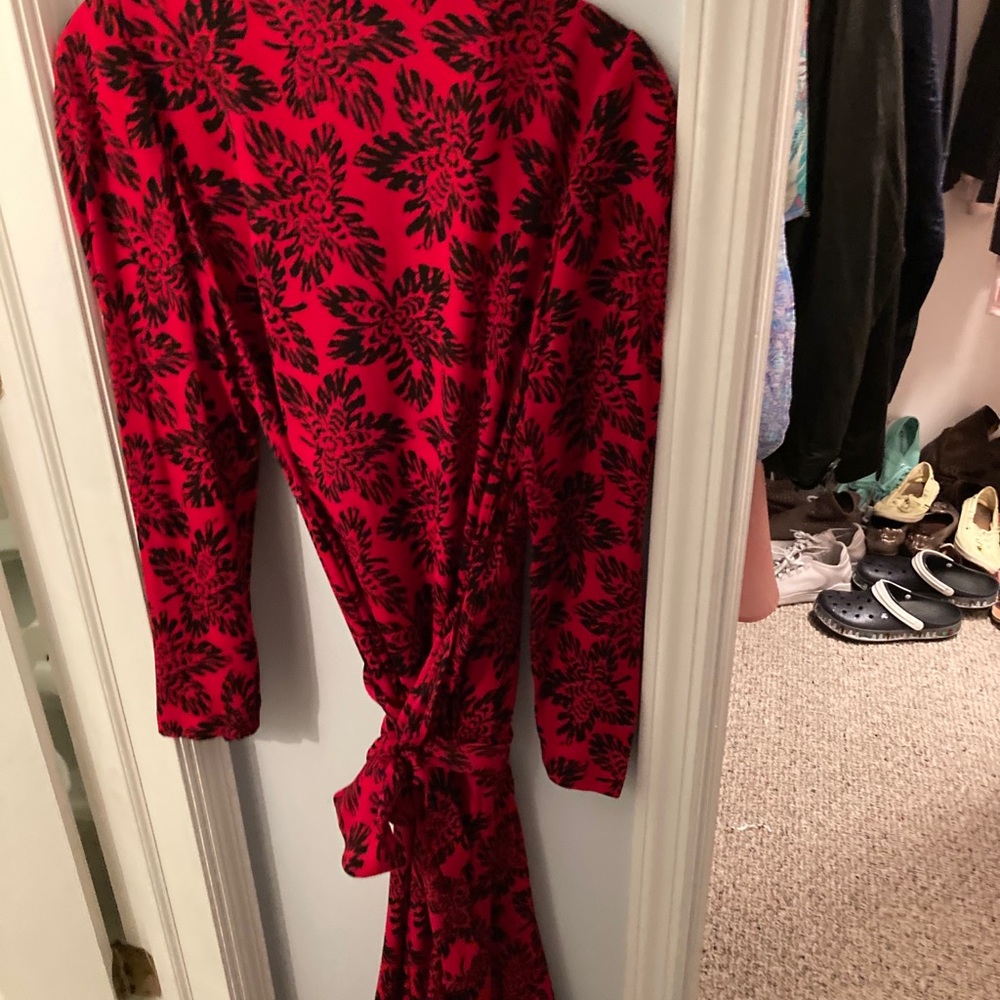 Paris designer Sonia Rykiel wrap dress